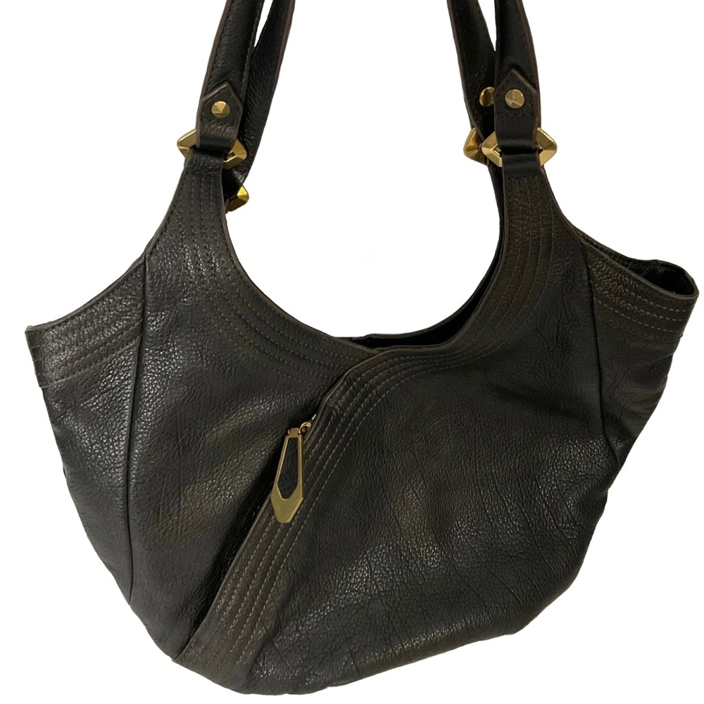 orYANY Black Leather Shoulder Bag